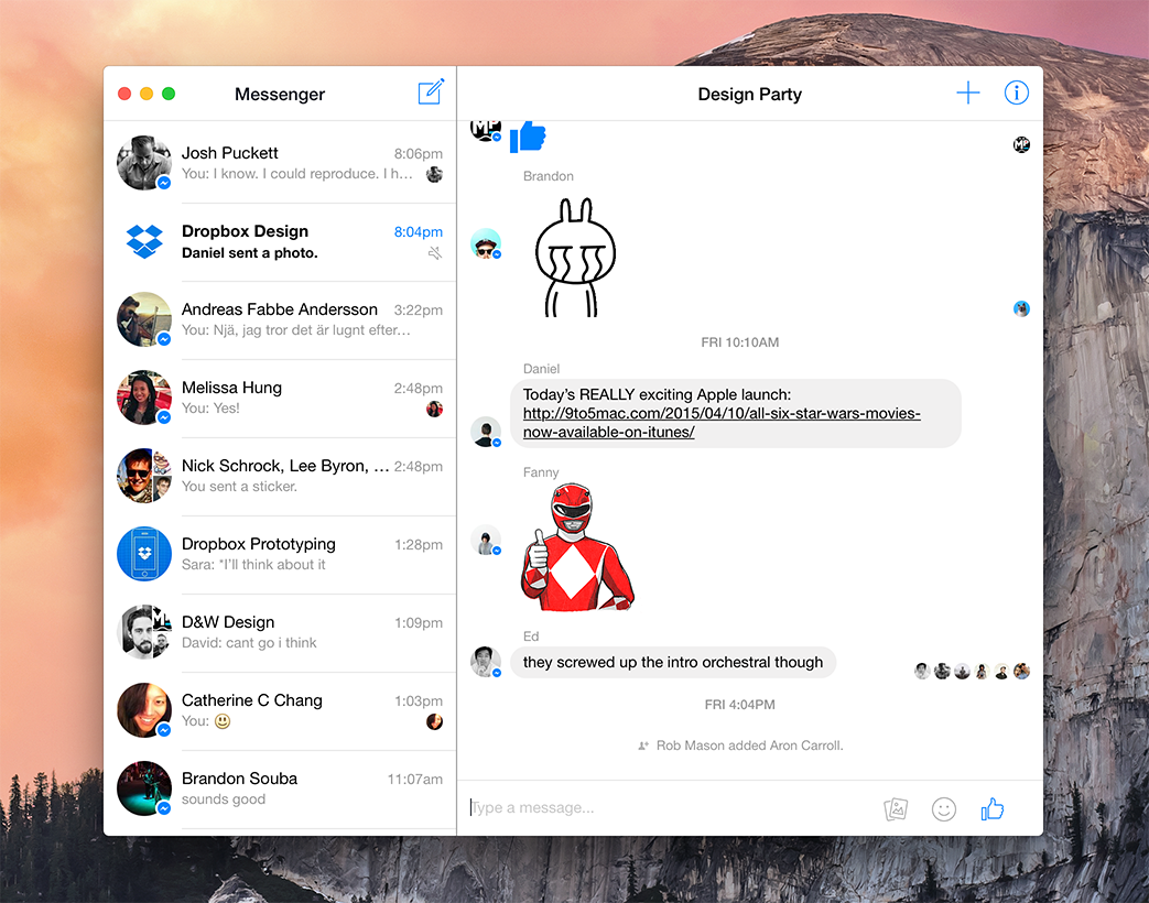 Download facebook messenger for mac os